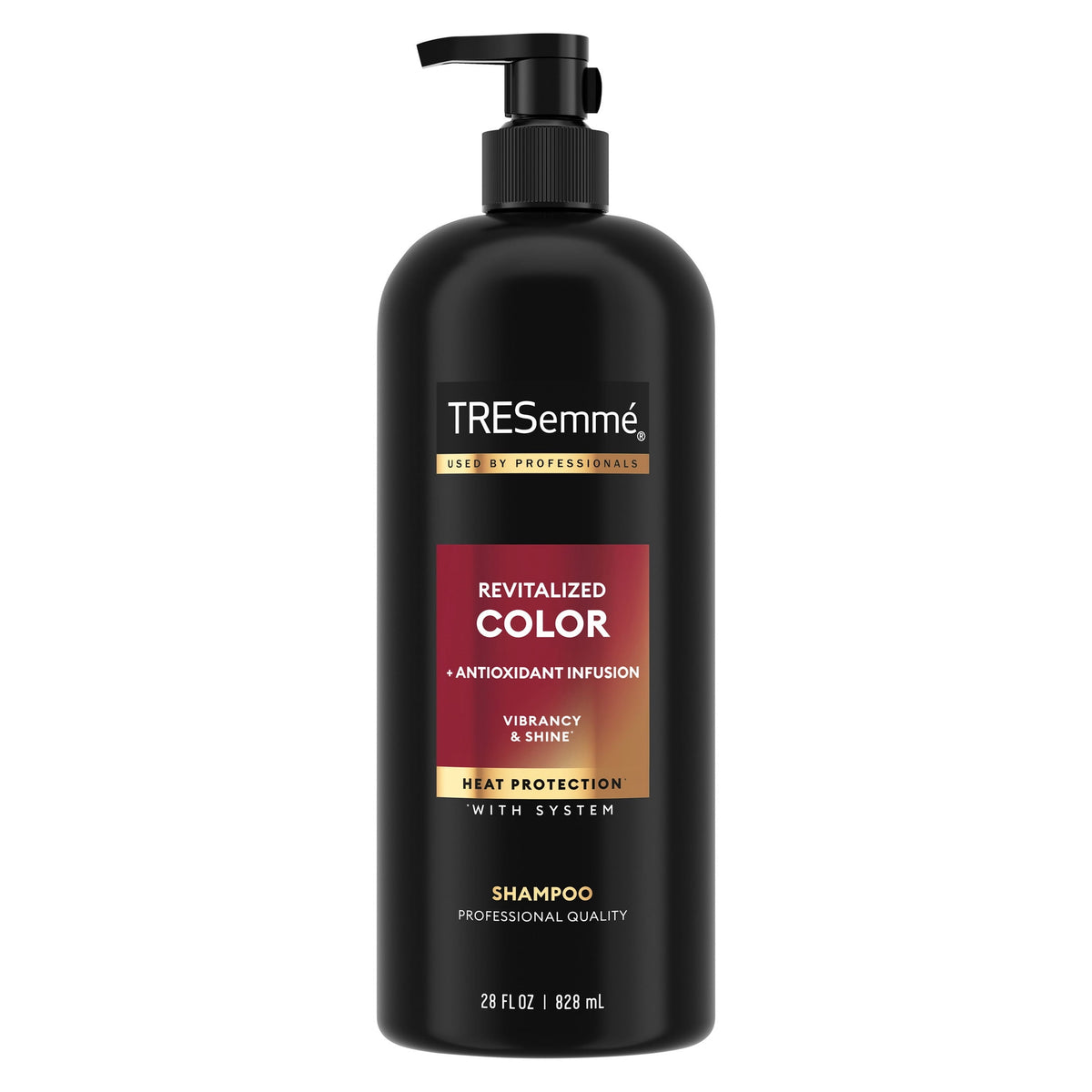 TRESemmé Vibrance & Shine Shampoo for Color Treated Hair Revitalized Color Formulated With Pro Style Technology, 28 Fl oz