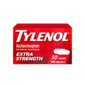 Tylenol Extra Strength Pain Relief Acetaminophen Caplets 500mg, 50 Count
