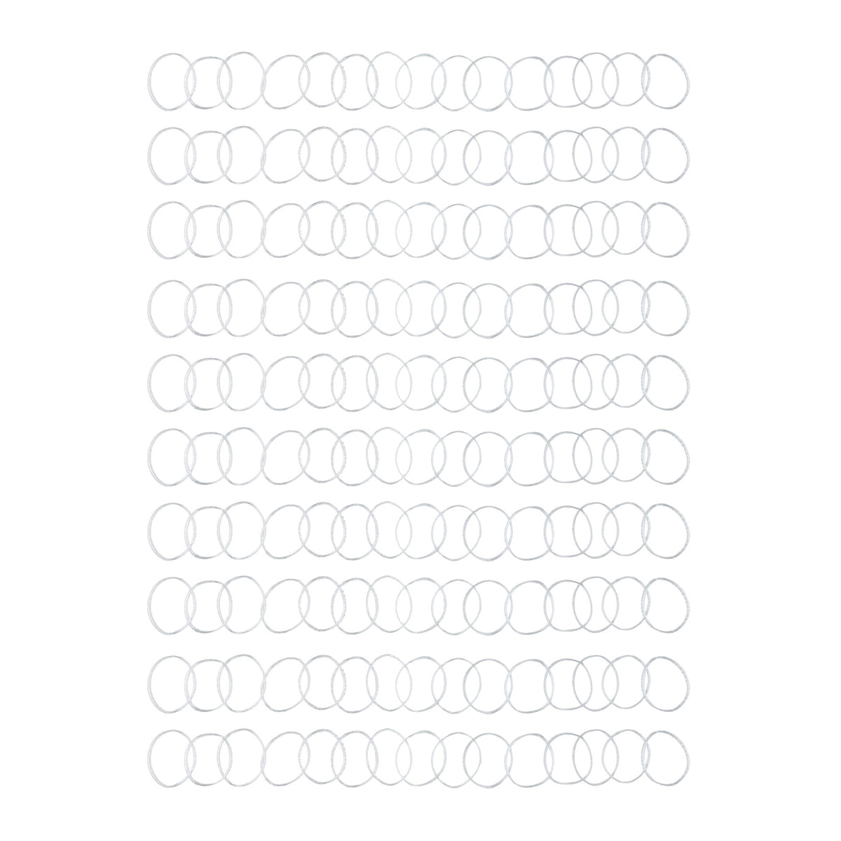 Goody Ouchless Clear Hair Elastics, No Metal, 75 Count, Damage-Free Styling