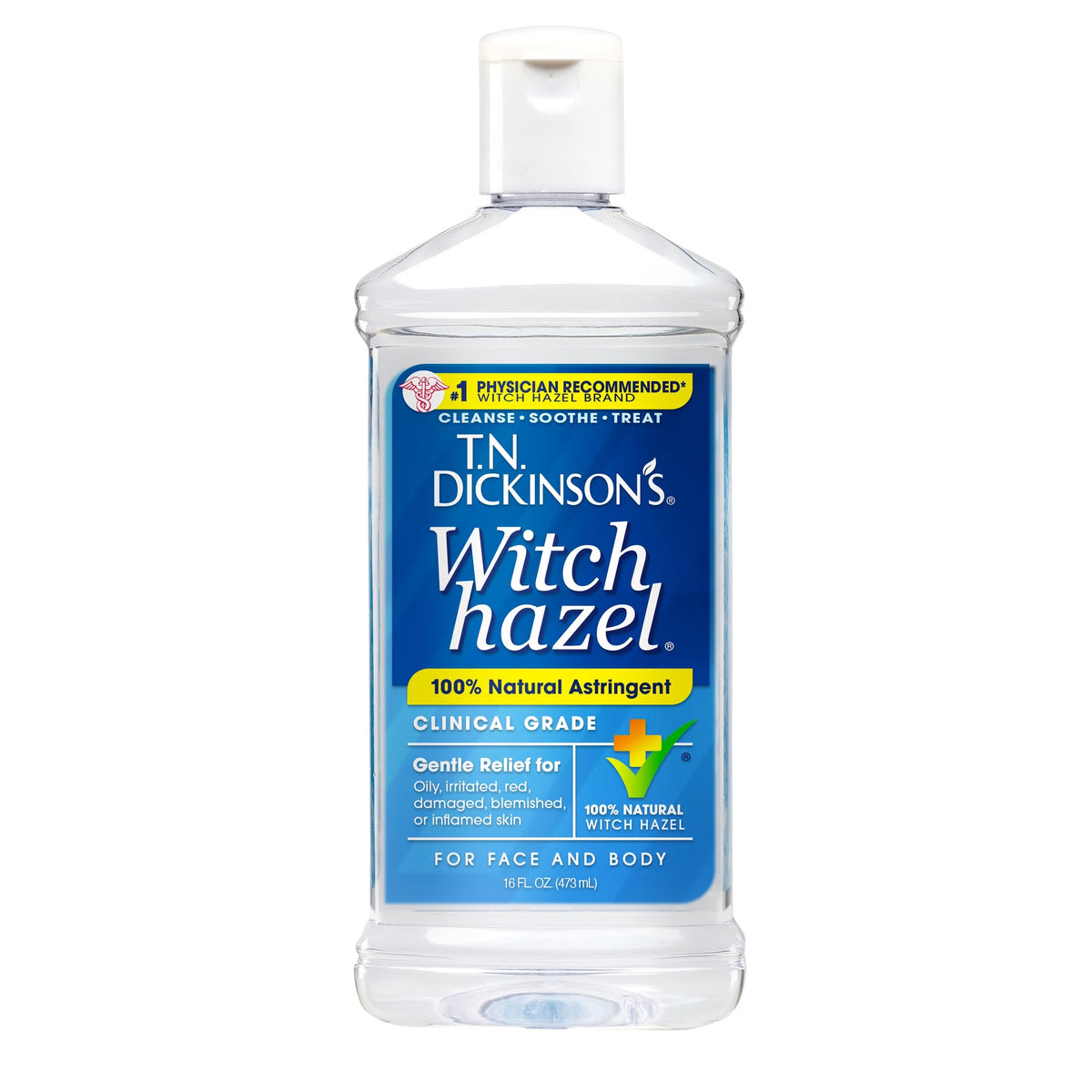 T.N. Dickinson's Witch Hazel Astringent, 100% Natural, 16 fl oz