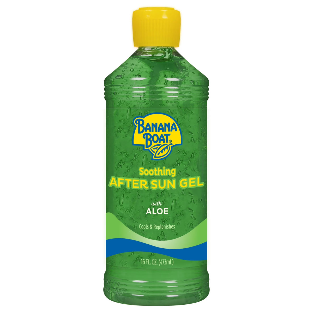 Banana Boat Soothing after Sun Aloe Gel for Sunburn Relief, All Skin After Sun Protection, 16 fl oz