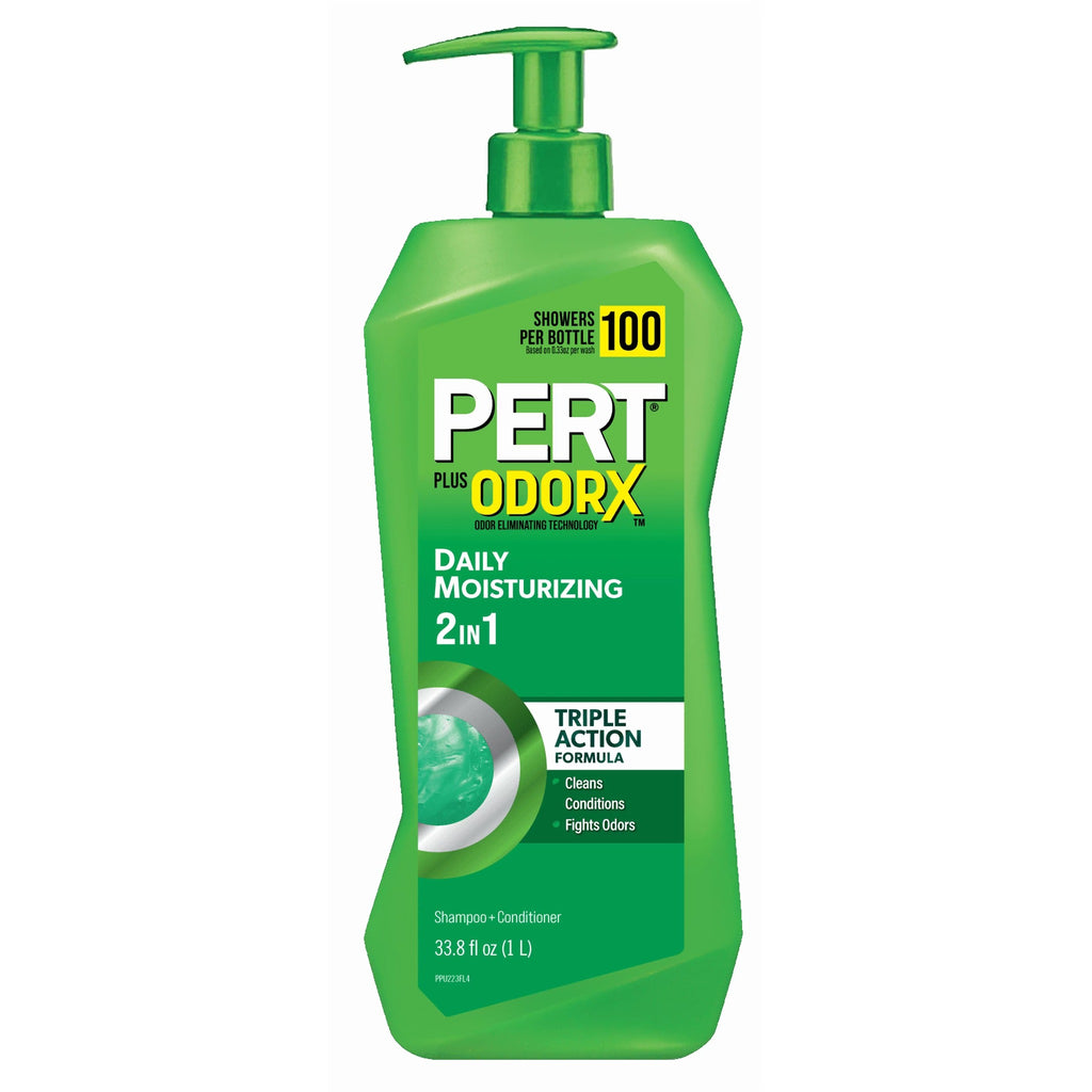 Pert Plus OdorX Daily Moisturizing 2-in-1 Triple Action Formula 33.8 fl oz