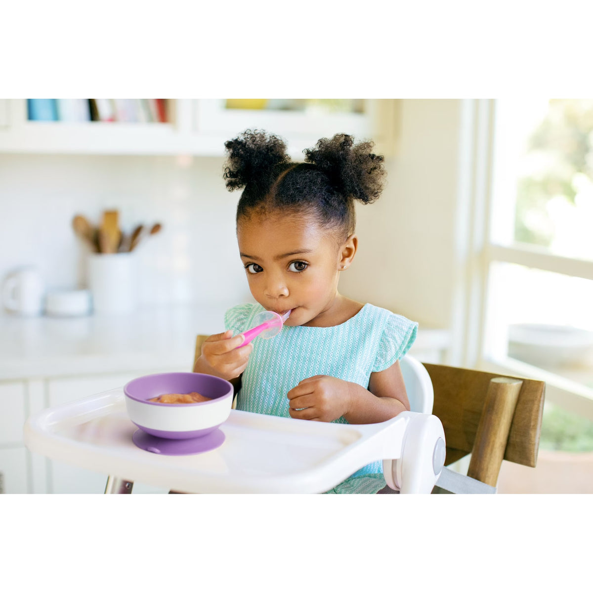 Munchkin® Stay Put Suction Round Bowls, Plastic, Multi-Color, 3 Pack