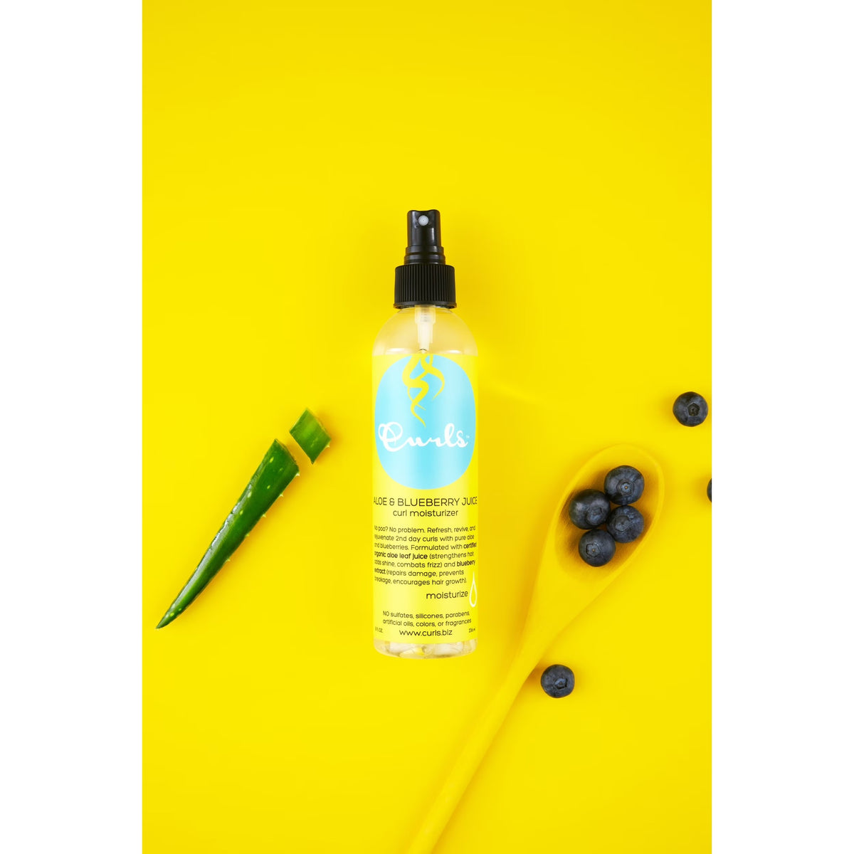 Curls Blueberry Bliss Aloe & Blueberry Juice Curl Moisturizer. 8 fl oz