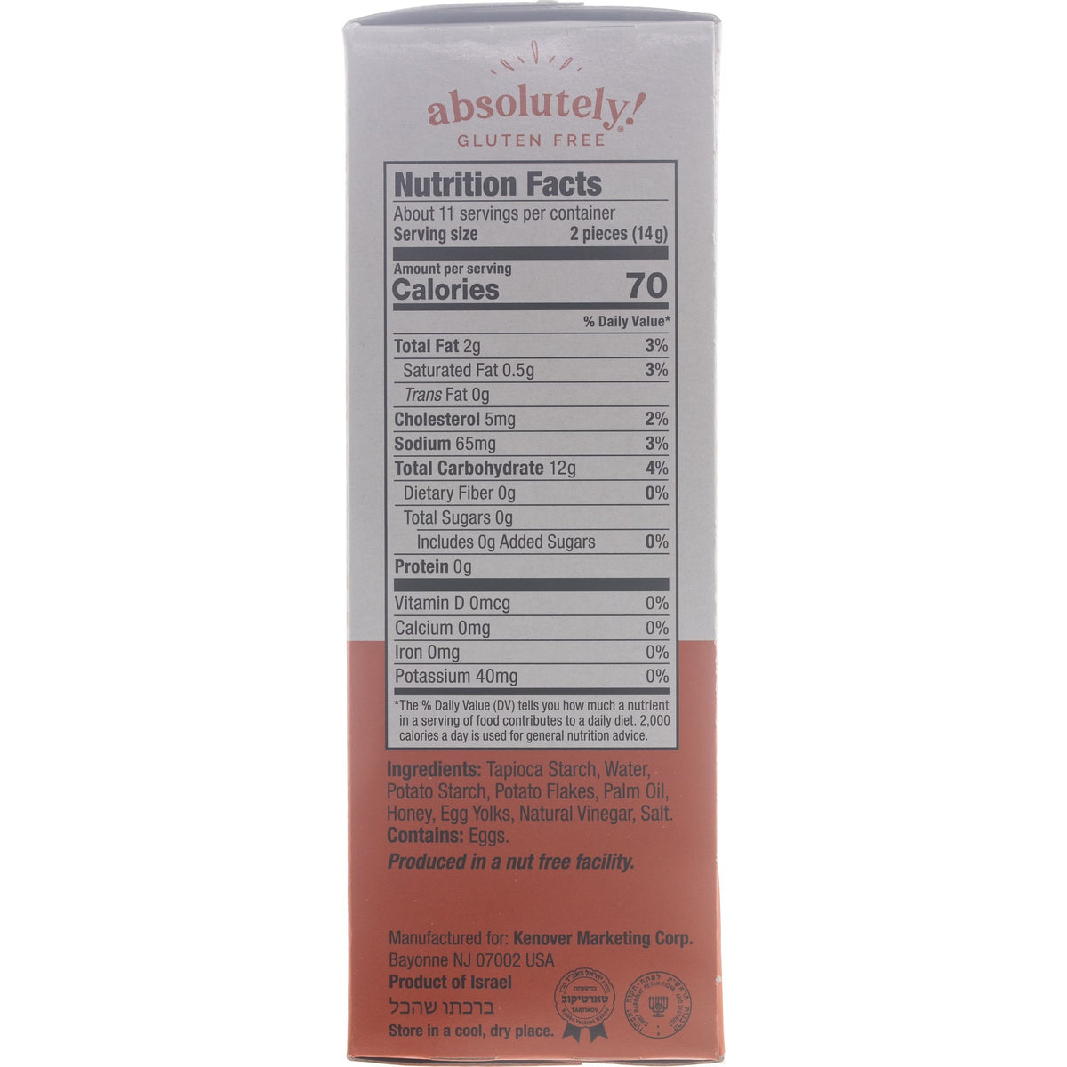 Absolutely Gluten Free Flatbread Original, 5.29oz