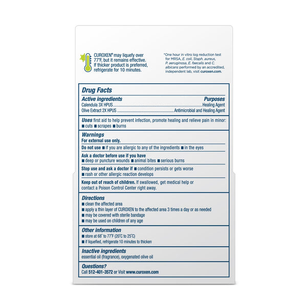 CUROXEN First Aid Ointment, 0.5 oz | All-Natural & Organic Ingredients