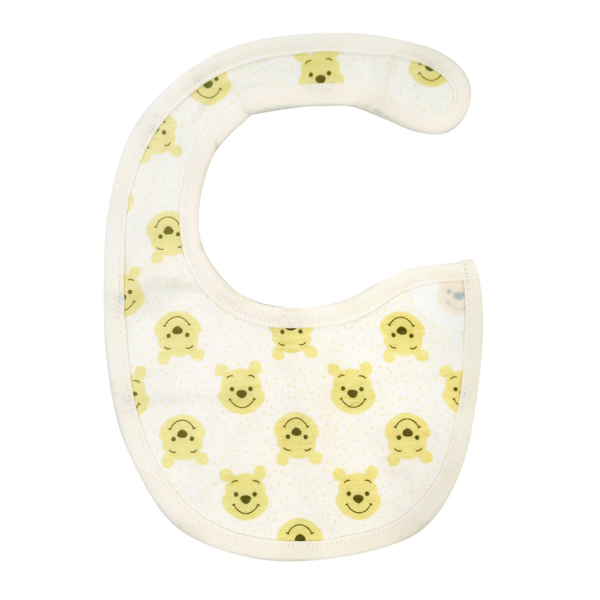 Disney Winnie the Pooh 3 Pack Newborn Side Closure Bibs
