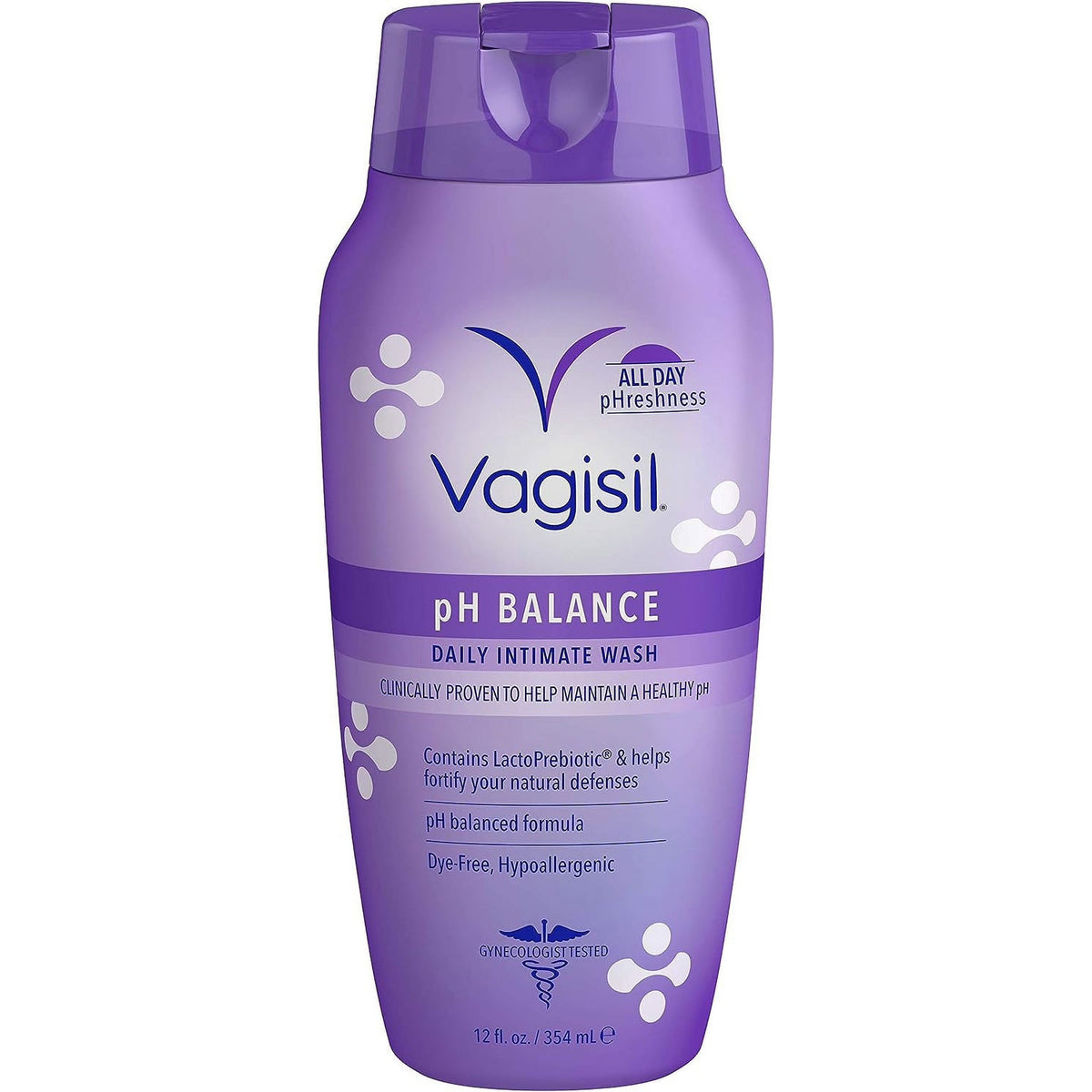 Vagisil PH Balance Daily Intimate Vaginal Feminine Wash, 12 fl oz, 3 Pack