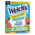 Welch's Fruit Snacks, Mixed Fruit, Reduced Sugar, Soft Kids Snacks, 0.8 oz, 8 Count