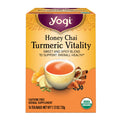 Yogi Honey Chai Turmeric Vitality, Organic Herbal Wellness Tea Bags, 16 Count