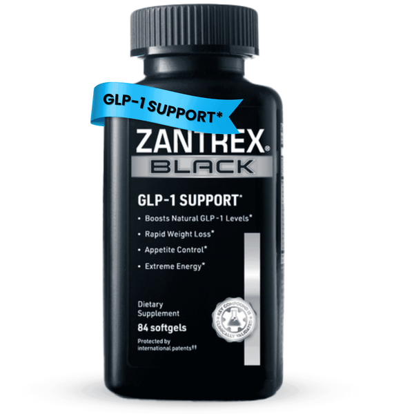 Zantrex Black Capsules With GLP-1 Extracts for Metabolism and Weight Support, 84 Count