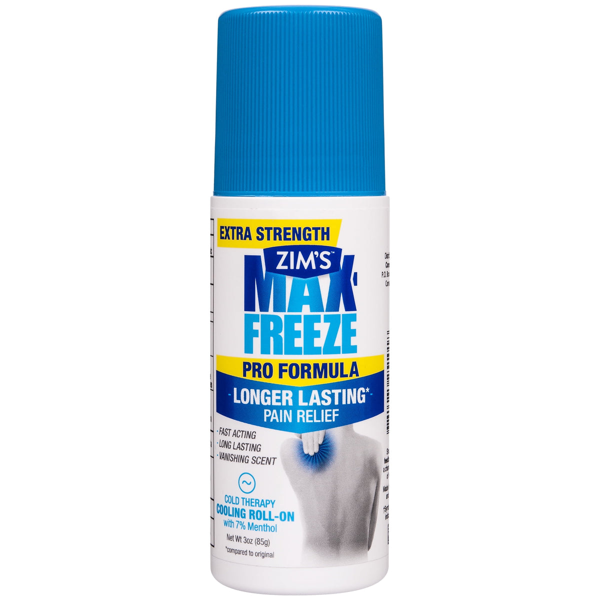 Zim’s Max-Freeze PRO Extra Strength Pain Relief Cooling Roll-on, 3 oz