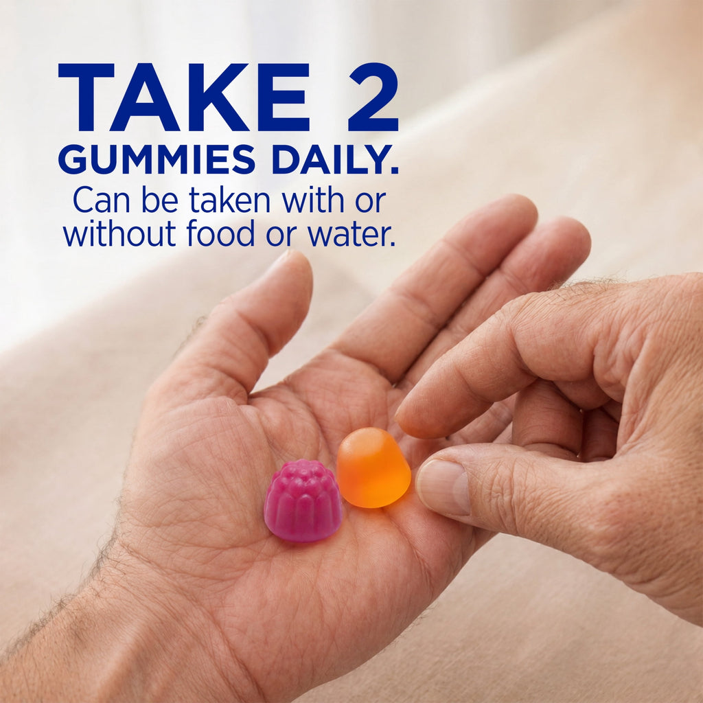 Centrum Silver Multigummies for Men 50+, Gummy Multivitamin, Assorted Natural Fruit Flavors - 80 Count