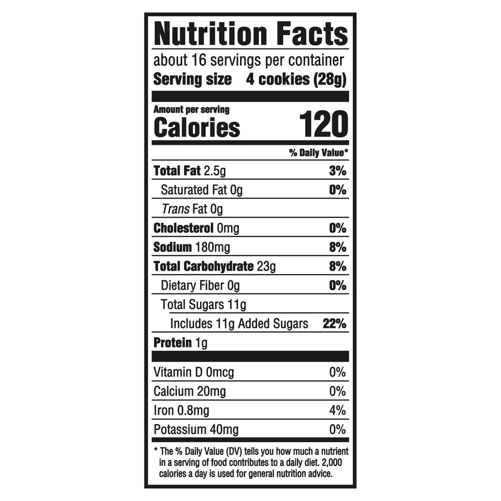 Ginger Snaps Cookies, Ginger Cookies, 16 oz