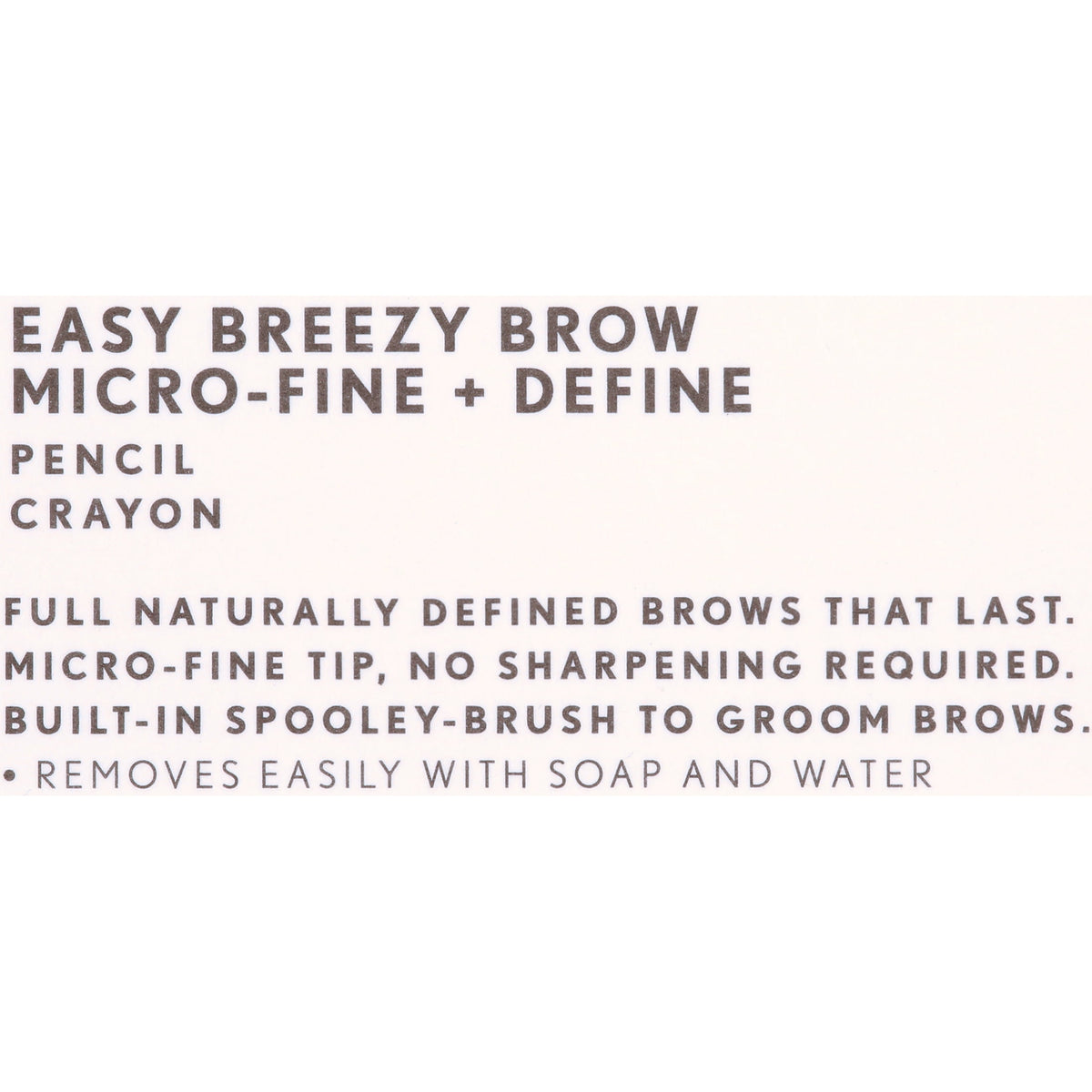 COVERGIRL Easy Breezy Brow Micro-Fine + Define Pencil, 710 Soft Brown, 0.003 oz
