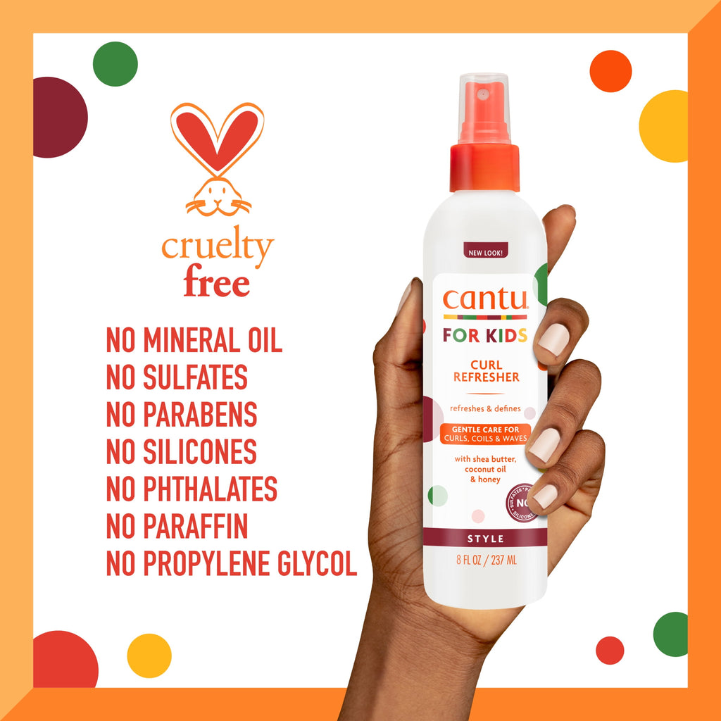 Cantu Care for Kids Curl Refresher with Shea Butter, 8 fl oz