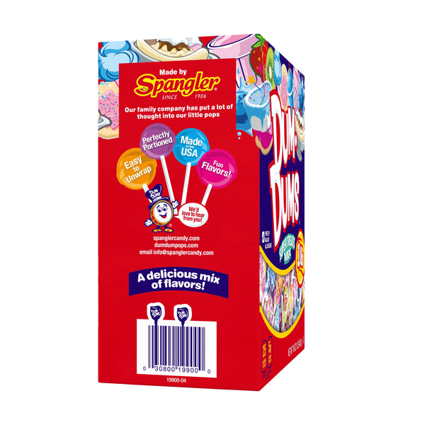 Dum Dums Limited Edition Flavor Mix Lollipops & Suckers, Party Candy Hard Candy, 16 oz Box