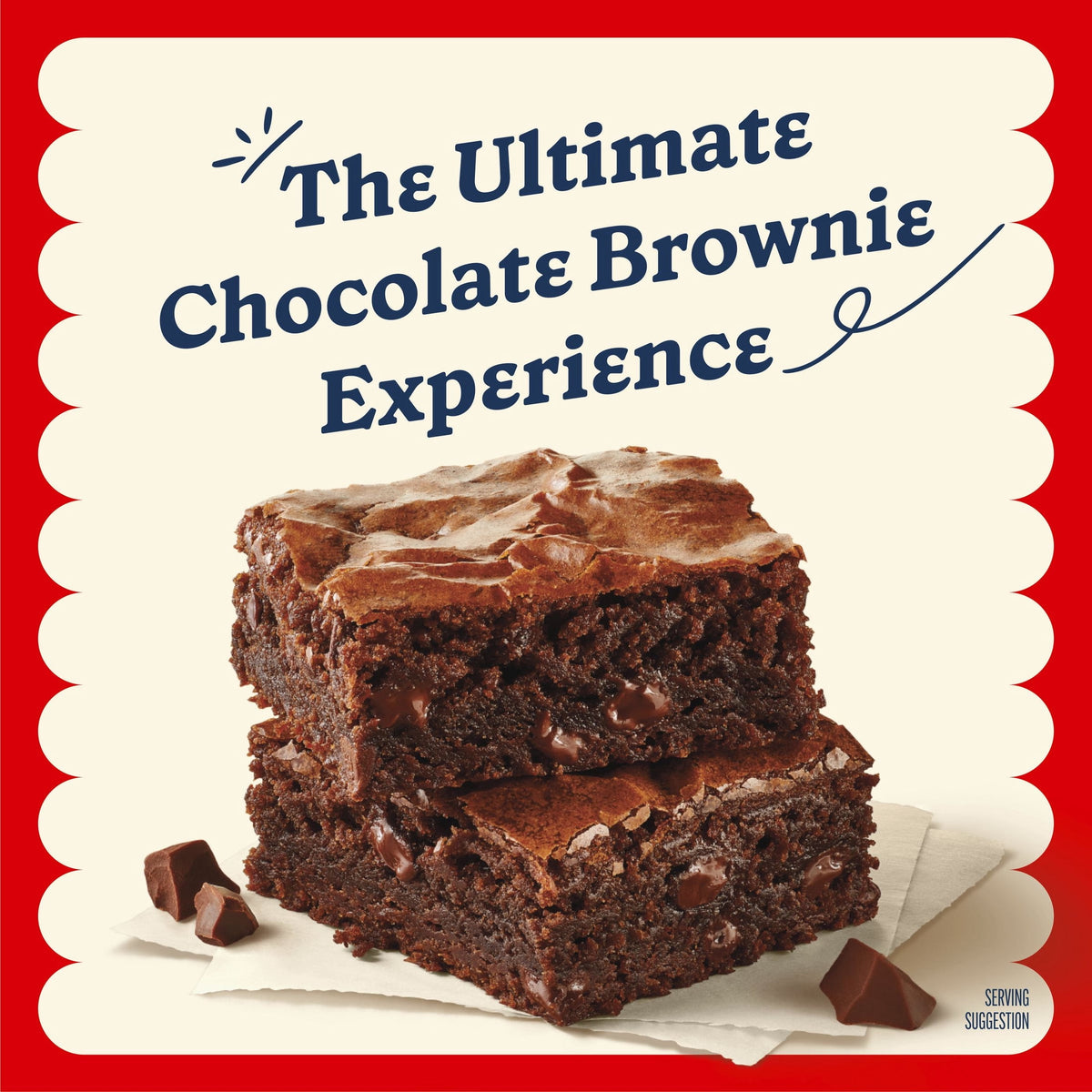 Betty Crocker Supreme Chocolate Chunk Brownie Mix, 18 oz