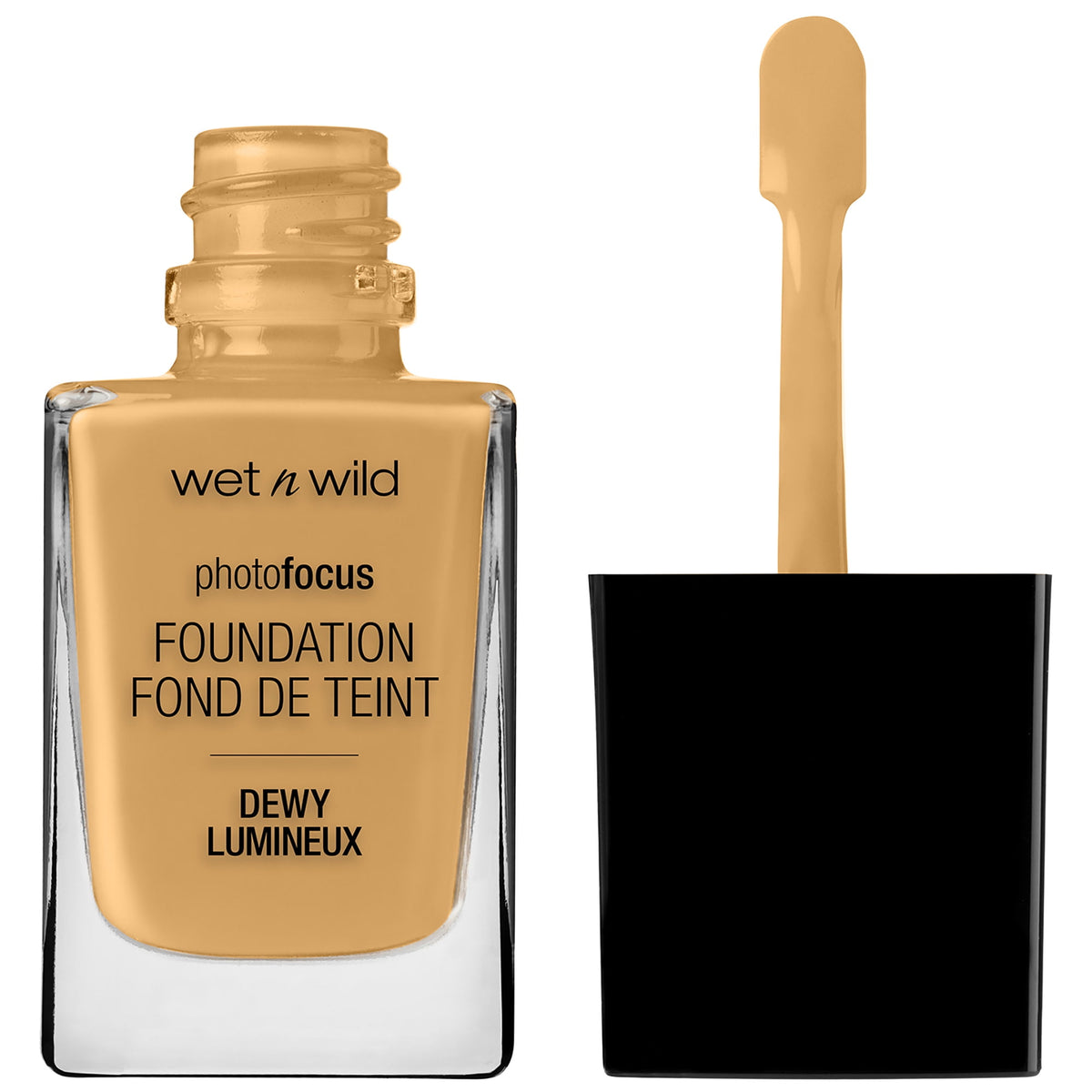 Wet n Wild Photo Focus Dewy Liquid Foundation Makeup, Desert Beige, 1.0 fl oz