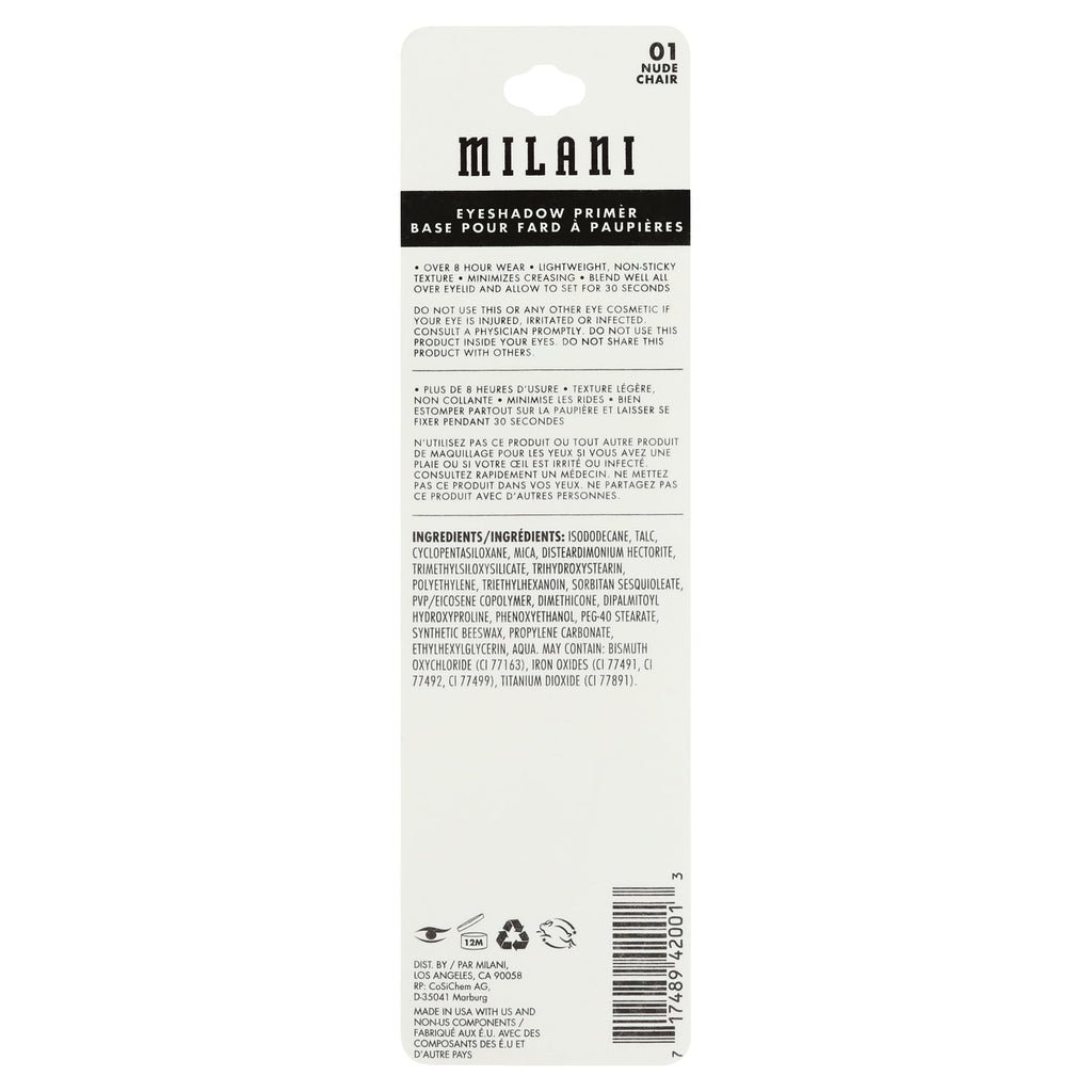 Milani Eyeshadow Primer, Nude