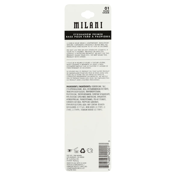 Milani Eyeshadow Primer, Nude