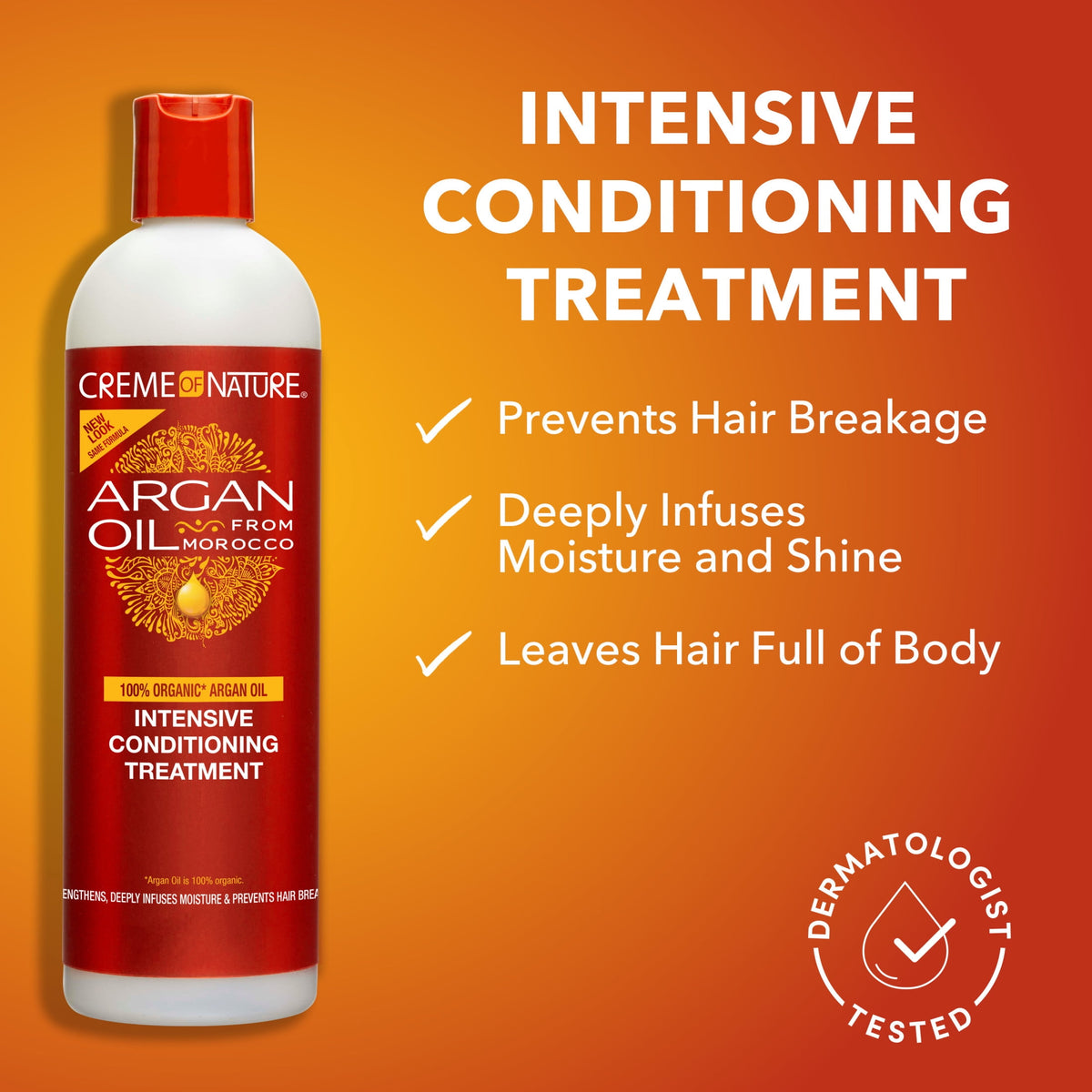 Creme of Nature Argan Oil Intensive Hair Conditioning Treatment, 12 fl oz