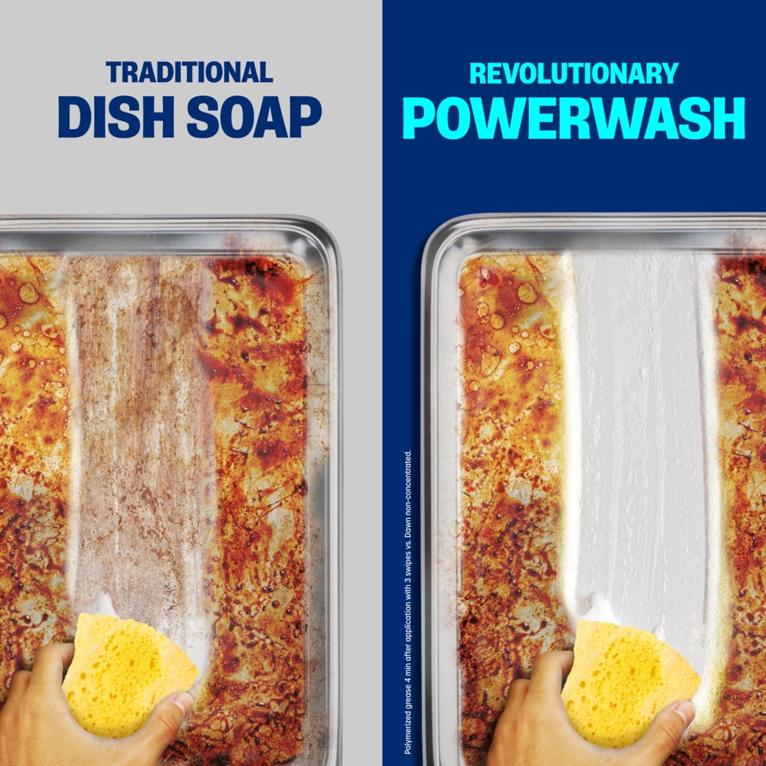 Dawn Powerwash Spray, Dish Soap, Dishwashing Liquid, Free & Clear, 1 Starter Kit, 16 Fl Oz