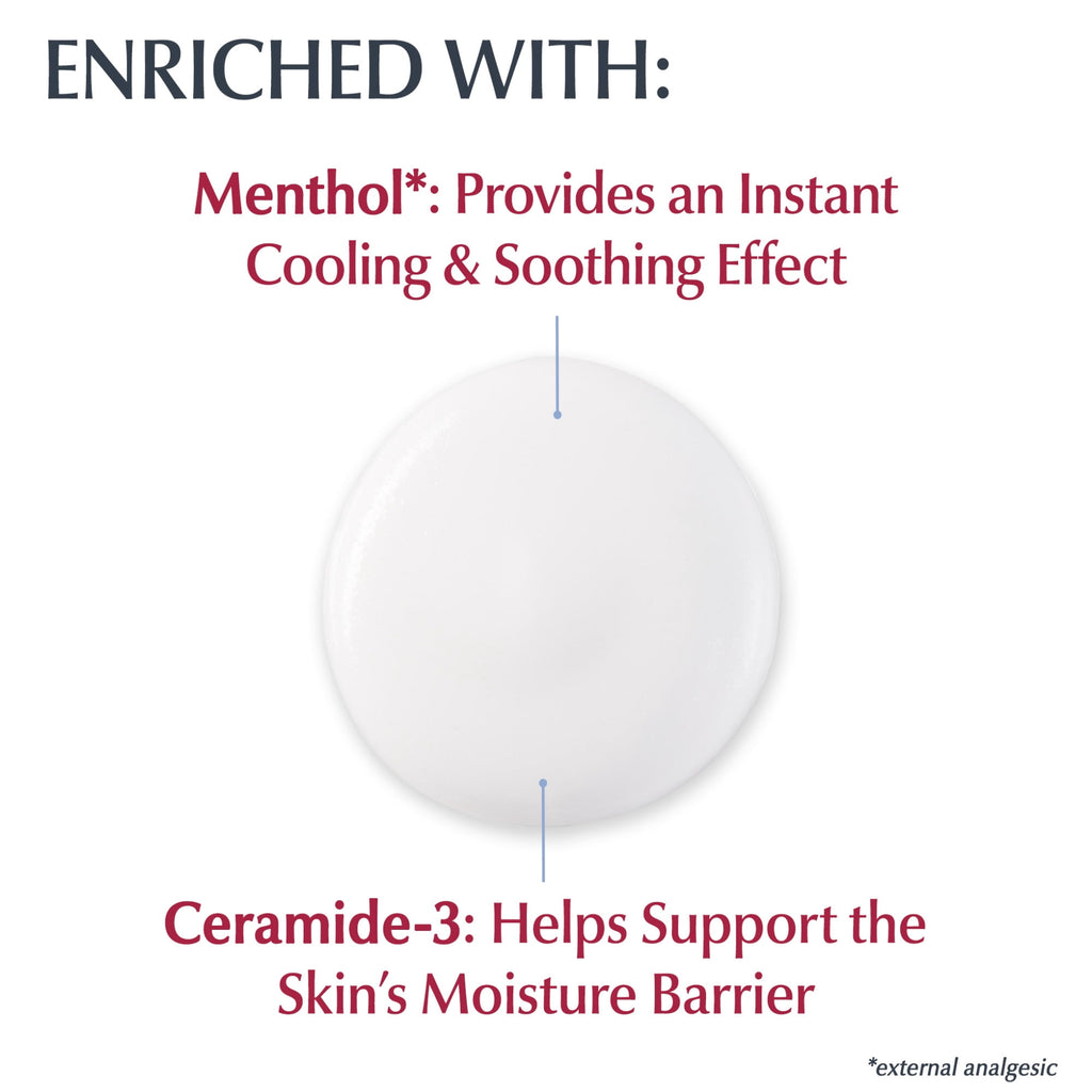 Eucerin Itch Relief Intensive Calming Body Lotion for Dry, Itchy Skin with Menthol, 8.4 fl oz