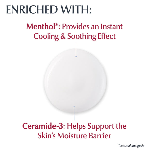 Eucerin Itch Relief Intensive Calming Body Lotion for Dry, Itchy Skin with Menthol, 8.4 fl oz