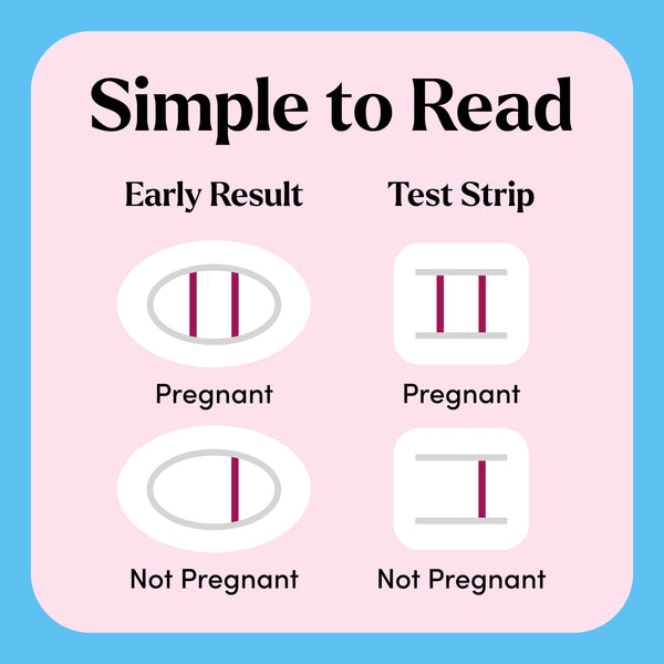 First Response Comfort Check Pregnancy Test, Early Result and Test Strips, 8 Count
