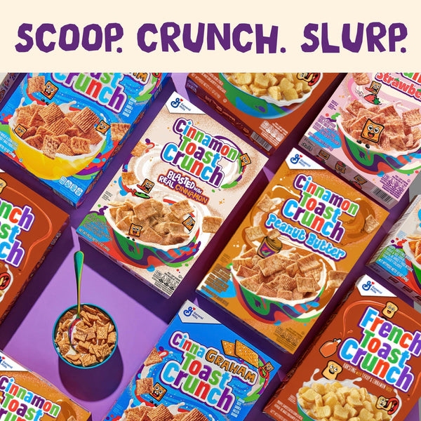 Cinnamon Toast Crunch Breakfast Cereal, Crispy Cinnamon Cereal, 12 oz