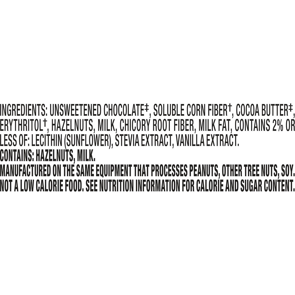 Lily's Hazelnut Milk Chocolate Style No Sugar Added, Gluten Free Sweets, Bar 2.8 oz