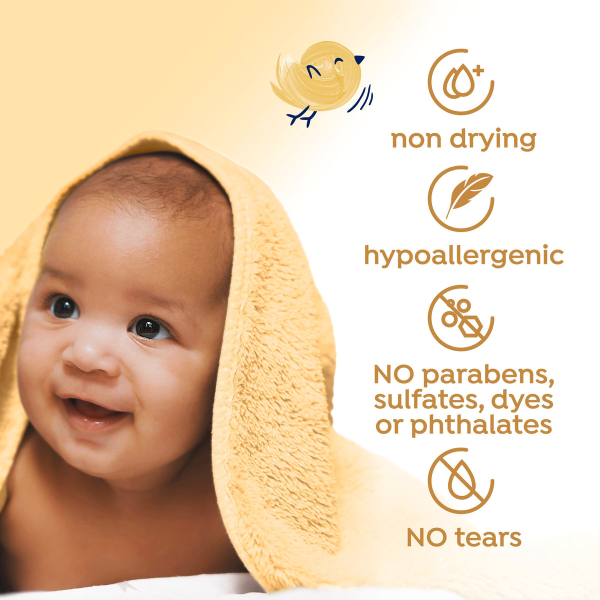 Baby Dove Sensitive Baby Cream Baby Skin Care Melanin-Rich Skin Nourishment Hypoallergenic and Non-Greasy, 8 Fl oz