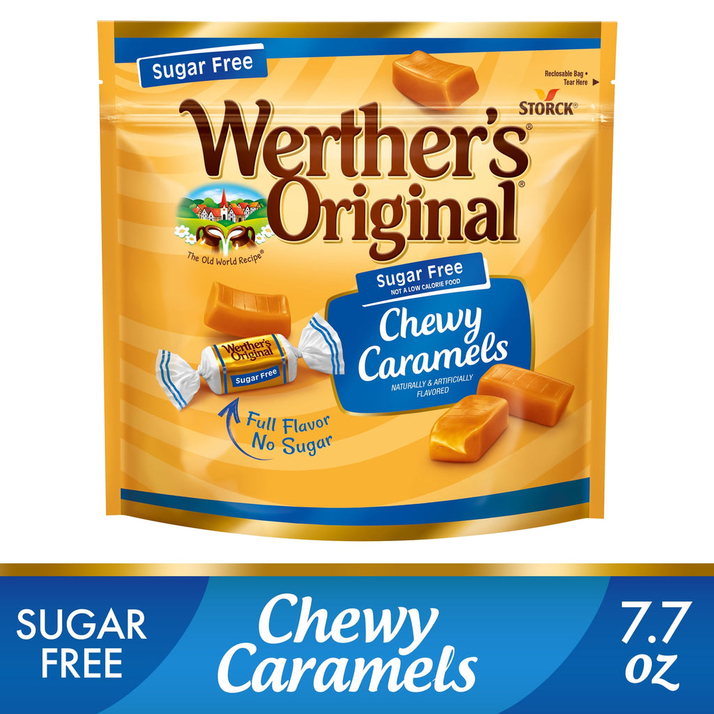 Werther's Original Chewy Sugar Free Caramel Candy 7.7 oz