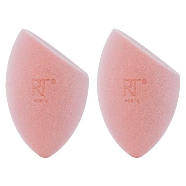 Real Techniques Miracle Powder Sponges, for Loose or Pressed Setting Powders, Pink, 2 Count