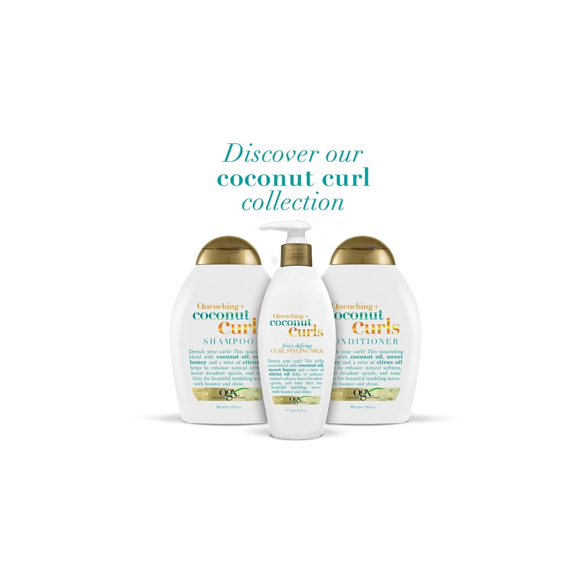 OGX Quenching + Coconut Curls Frizz-Defying Curl Styling Milk
