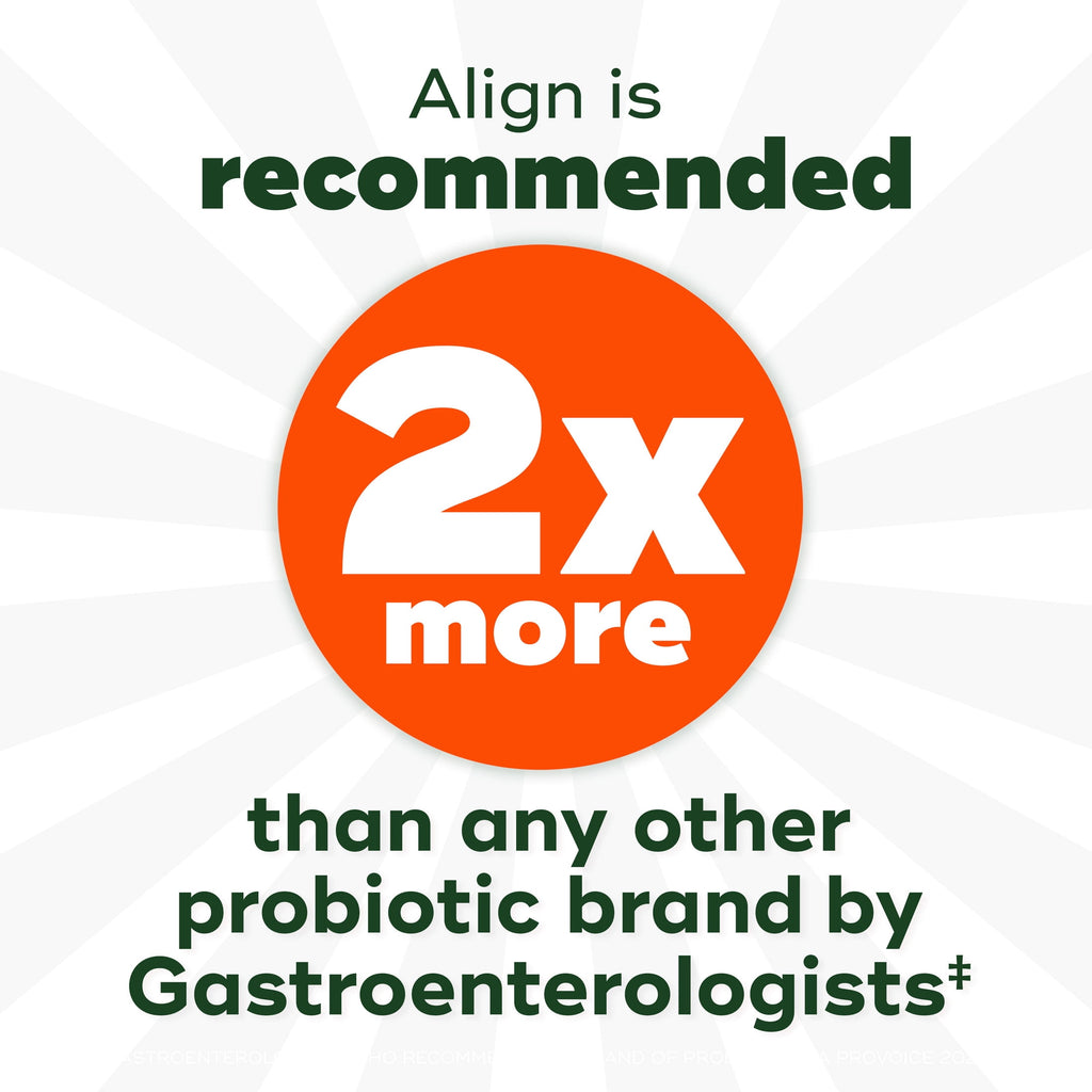 Align Dualbiotic, Prebiotics and Probiotics for Women and Men, Fruit Flavor, 54 Gummies