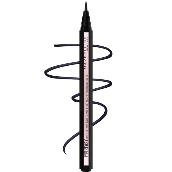 Maybelline Hyper Easy Liquid Eyeliner, Eye Makeup, Pitch Black, 0.02 fl oz