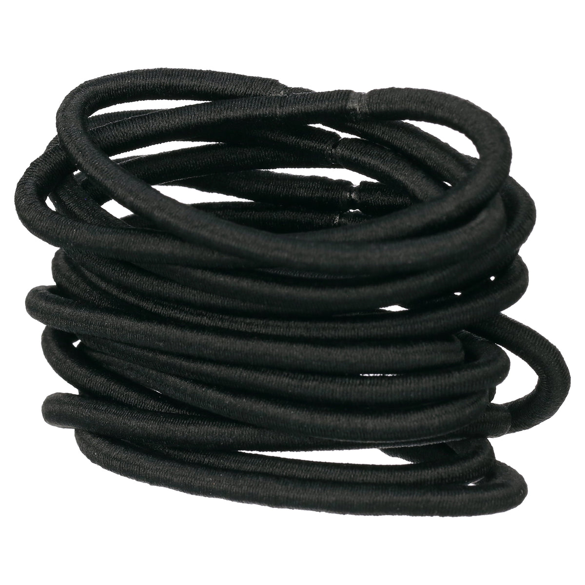 Goody No Damage Braided Design Hair Elastics Black 15 Count