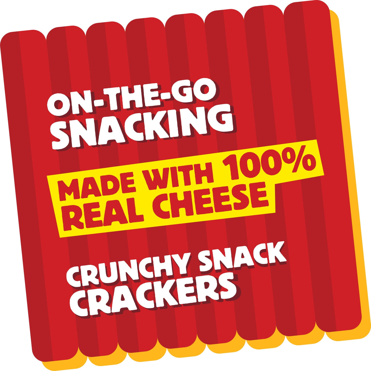 Cheez-It Grooves Sharp White Cheddar Crunchy Cheese Crackers, Snack Crackers, 17 oz