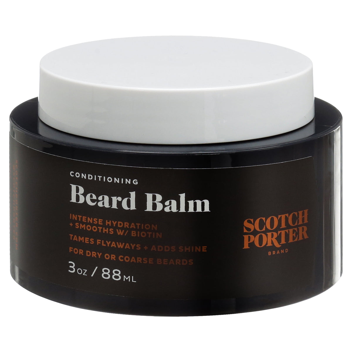 Scotch Porter Beard Balm, Moisturizing 3 oz., All Beard Types