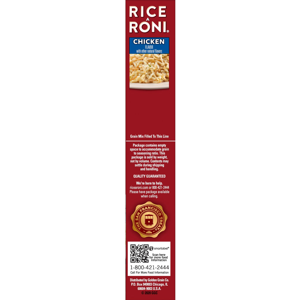 Rice-A-Roni Chicken Broth and Herbs Flavor Rice & Vermicelli Packaged Meal, Shelf-Stable 6.9 oz Box