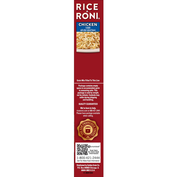 Rice-A-Roni Chicken Broth and Herbs Flavor Rice & Vermicelli Packaged Meal, Shelf-Stable 6.9 oz Box