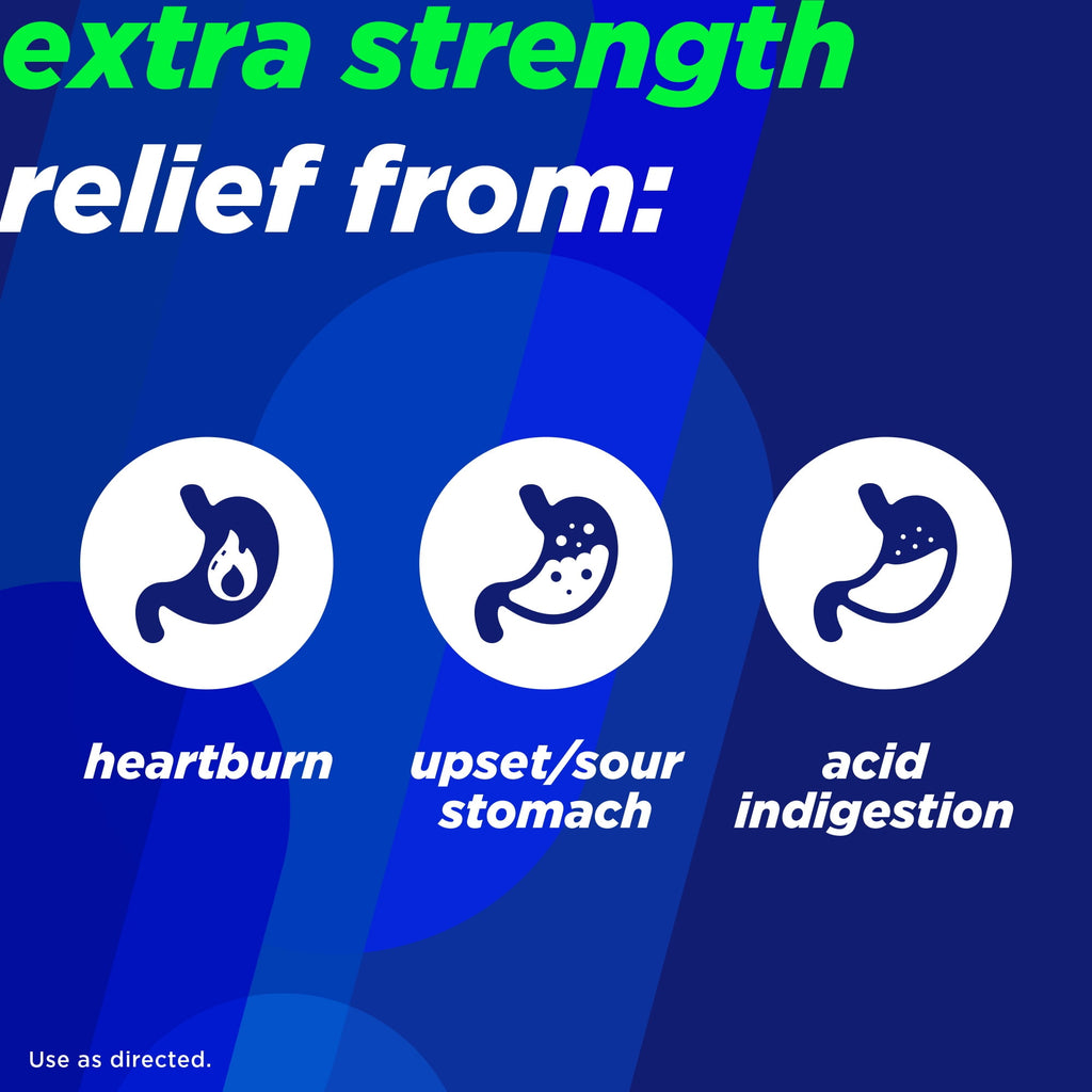 Alka-Seltzer Extra Strength Heartburn ReliefChews, Antacid for Fast Heartburn & Acid Indigestion Relief on the Go, 120 Ct