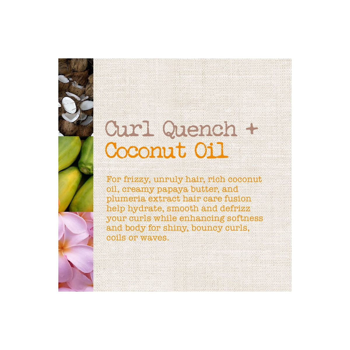 Maui Moisture Curl Quench + Coconut Oil Hydrating Curl Smoothie, Styling Cream, 12 oz