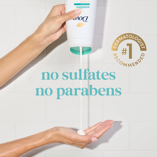 Dove Body Wash For 24hr Lotion-Soft Skin Sensitive Skin Moisturizing Skin Cleanser Gentle Hypoallergenic Formula With No Sulfates No Parabens ,20 fl