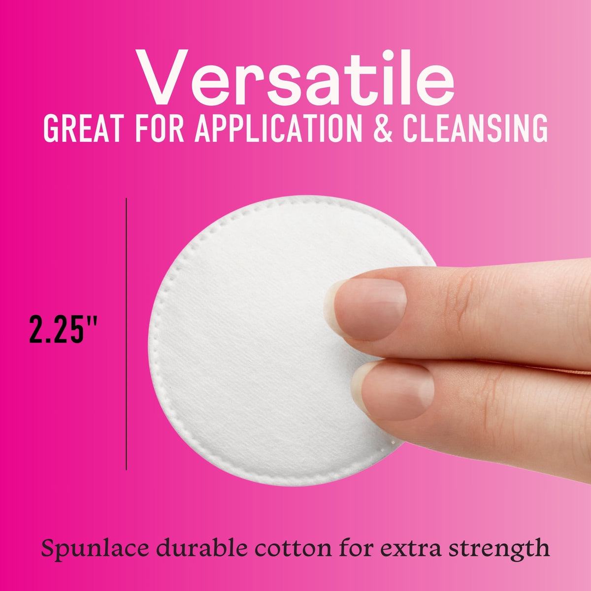 Swisspers Premium Cotton Rounds, 100% Pure Chlorine Free Cotton, Dermatologist Tested, Soft, Strong, Sensitive Skin Safe, Absorbent, Hypoallergenic