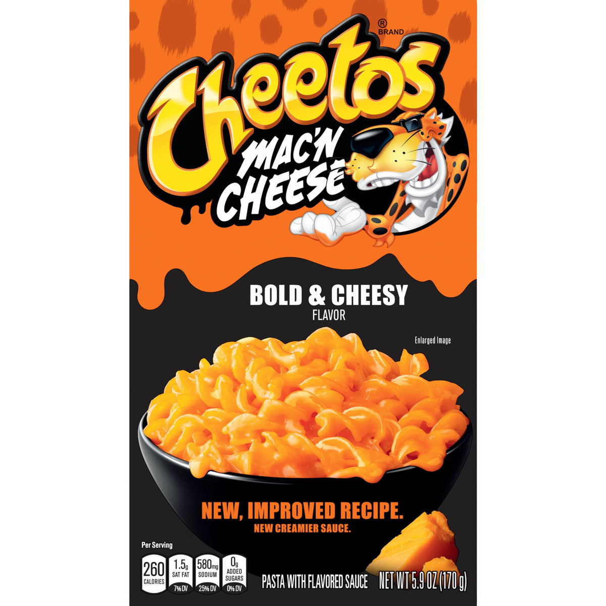Cheetos Mac N Cheese Pasta with Flavored Sauce Bold & Cheesy Flavor, 5.9 oz Box