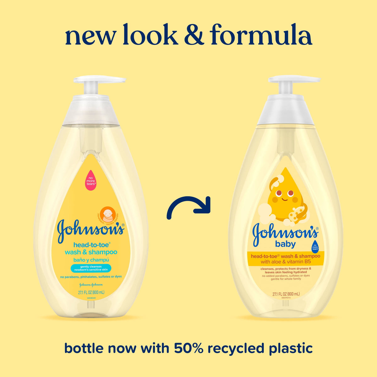 Johnson's Baby Head-To-Toe Wash & Shampoo, 27.1 Fl oz