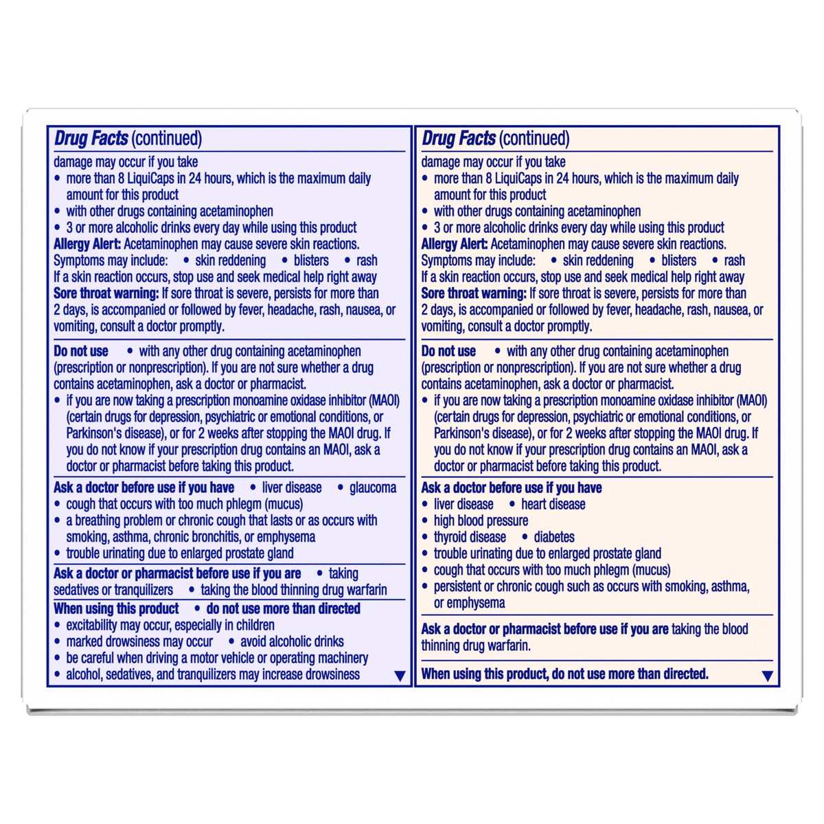 Vicks DayQuil & NyQuil Cold and Flu Liquicaps, Cold and Flu Medicine for Adults, 60 Count